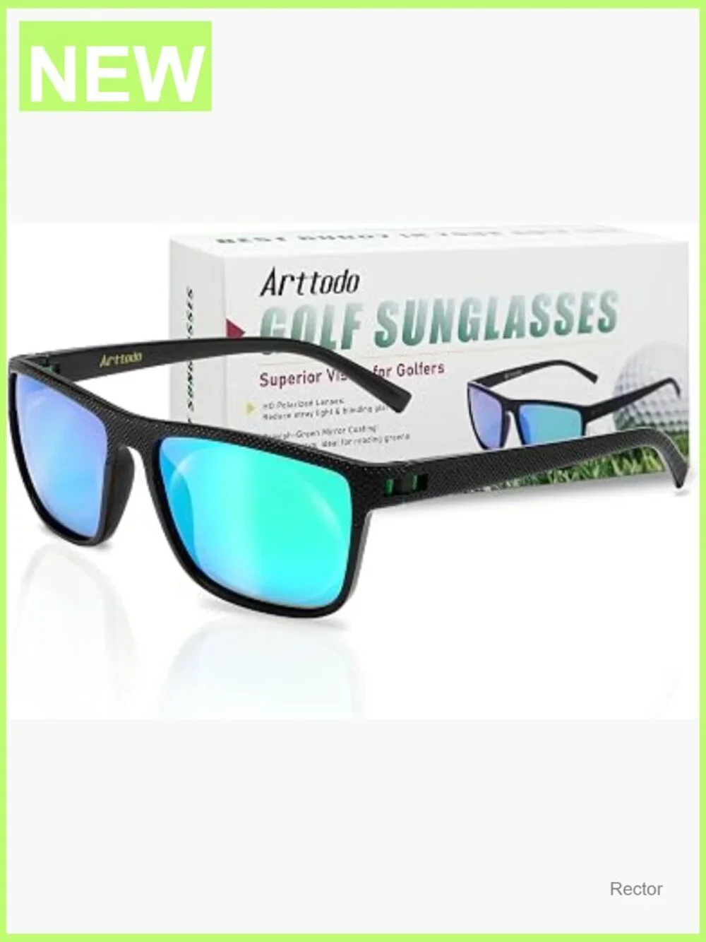 Polarized Golf Sunglasses for Men Women Lightweight UV Protection